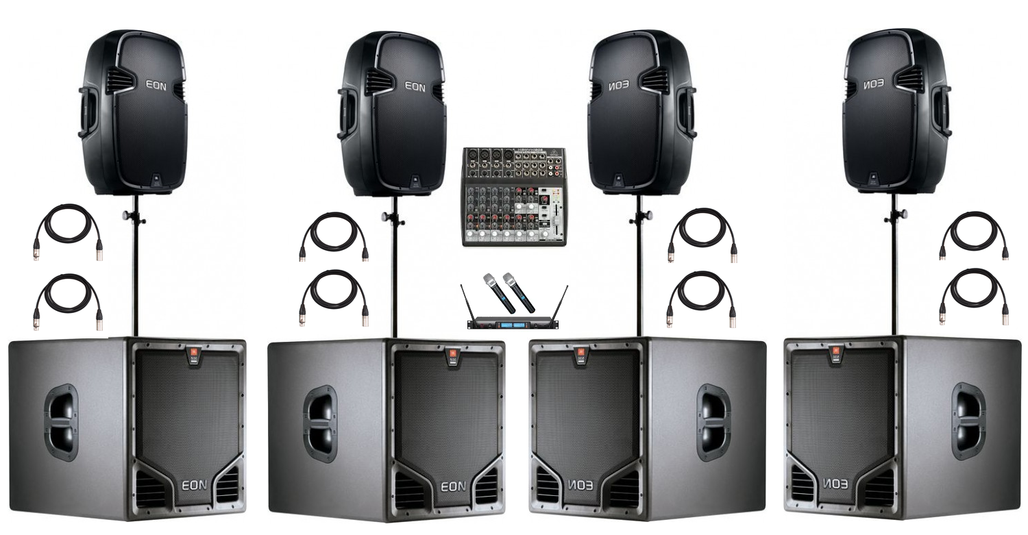Multiple Subwoofer Rentals Denver, Very loud subwoofer rental Colorado